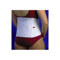 Back Support - X-Long Criss Cross Back Support Velvet Loop on one side panel and 4" elastic on other side.