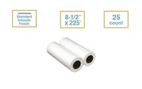 Crepe Finish Headrest Paper Rolls by ScripHessco, Pack of 25-8.5 Inches Wide x 125 Feet Long Rolls - Disposable, 16 Pound Paper - Protects Chiropractic & Medical Exam Tables from Dirt & Moisture
