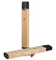 Skin Decal Wrap 2 Pack for Juul Vapes Solids Collection Peach JUUL NOT INCLUDED