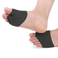 Ball of Foot Cushions - Metatarsal Pads Forefoot Pads - Metatarsal Cushion Mortons Neuroma - Metatarsal Foot Pads - Gel Foot Cushion - Mortons Neuroma Callus Metatarsal (Black, One Size)