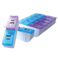 Twice-A-Day Pill Organizer – 14 Compartment