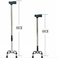 WW Old People Crutches Aluminum Alloy Can Be Scalable Medical Insurance Foot Crutches