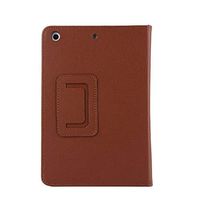iPad Mini 1 Case，Premium Leather Folio Case Book Cover Design with Multi-Angle Viewing Bracket Stand Auto Sleep/Wake Function Smart Cover for Ipad Mini 1/2/3 （Brown）Boens
