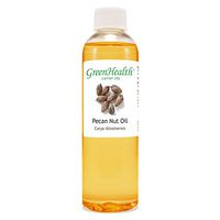 GreenHealth Pecan Nut – 4 fl oz (118 ml) Plastic Bottle w/Cap – 100% Pure Carrier Oil