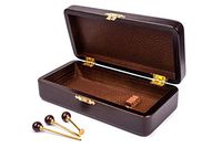 Dr. Watson - Case for Tobacco Smoking Pipe, Gift Box, Handmade from Solid Wood + Tobacco Pipe Tool (Large - 9.4"x4.4")