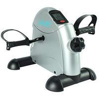 Vive Pedal Exerciser - Stationary Exercise Leg Peddler - Low Impact, Portable Mini Cycle Bike for Under Your Office Desk - Slim Design for Arm or Foot - Small, Sitdown Recumbent Equipment Machine (Renewed)