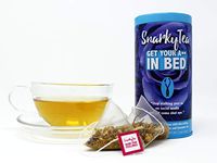 Get Your A** In Bed Tea: Sleepytime Tea with Chamomile, Lavender, Lemongrass - 15 Tea Pyramids - AS SEEN ON SHARK TANK