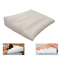 Inflatable Pillow Graduated High, Wedge, Vinyl - Color White, Amazing for Head, Legs, Back (1)
