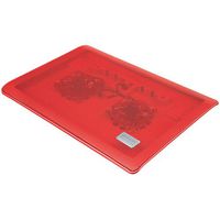 MERKURY Dual-Fan Square Notebook Cooling Pad (Red)
