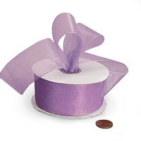 7/8" X 25 Yards Orchid Shimmer Sheer Organza Ribbon