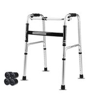 Medical Walking Mobility Aid Walker Adjustable Lightweight Standard for Elderly, Seniors, Handicap, Disabled Max 180kg(400lbs)
