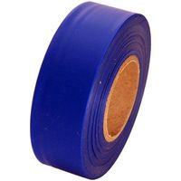 Flagging Tape 1-3/16" Non-Adhesive Plastic Ribbon, Blue