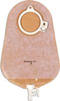 Coloplast Assura Two-Piece Standard Urostomy Pouch with Antireflux Valve and Closure 1/2" to 1-3/4" Stoma Opening, 10-3/4" L, 375mL, Opaque, Secure Locking System, Soft Cloth on Back (Box of 10 Each)