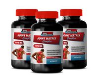 Bone Supplement for Men - Joint Matrix Complex 2170MG - Premium Dietary Supplement - msm chondroitin glucosamine Capsules - 3 Bottles 270 Tablets