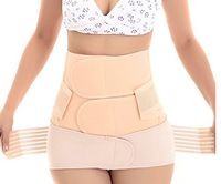 EUBUY Postpartum Recovery Abdomen Binder Belly Band Back Support and Pelvis Belt Pelvic Brace Hip Shaper Reducer - 2 in 1 Post Pregnancy Girdle Set for Women Maternity L