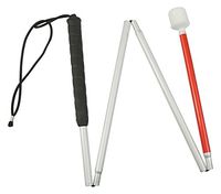 Europa Folding Cane w-Reizen Marshmallow Hook Tip- 60-in.