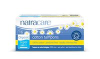 Natracare Organic All Cotton Tampons, Super with Applicator,  16 Count boxes (Pack of 12)