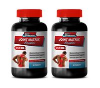 Joint Support Supplements Natural - Joint Matrix Complex 2170MG - Premium Dietary Supplement - glucosamine Tablets for Women - 2 Bottles 180 Tablets
