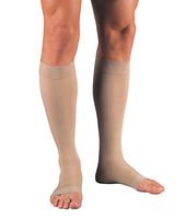 Jobst Relief 20-30 Knee High Open Toe Beige Compression Stockings, X-Large Full Calf