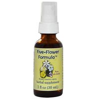 Five Flower Formula In Glycerin Spray, 1 Oz by Flower Essence Services (Pack of 2)