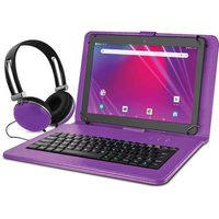 Ematic 10.1" EGQ239BD 16GB Tablet Bundle (Wi-Fi, Purple)