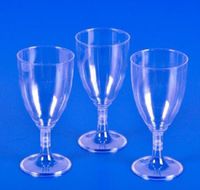 Bestbuystore US 200 Plastic Wine Glasses 8 oz Wedding Party Cups Disposable