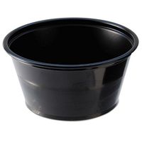 FABPC200B - Fabri-kal Portion Cups, 2oz, Black, 2500 Count