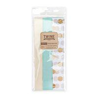 Cakewalk Marketplace: Gold Dot Teal & Cream Tissue Paper, Assorted