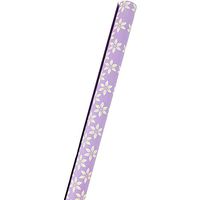 JAM Paper Handmade Wrapping Paper - Purple with White Flowers - 2 Sheets of 20 x 28 in. Paper per roll - Sold Individually