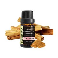 10ML Essential Oil 100% Pure Natural Undiluted Therapeutic Grade Perfect for Aromatherapy, Relaxation, Skin Therapy Cleaning (Cinnamon)
