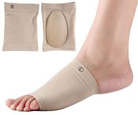 Dr. Foot's Arch Support Socks - Plantar Fasciitis Flat Feet Orthotics Sleeves with Gel Cushion - 2 Pieces