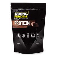 Ryno Power All-Natural, Gluten Free Protein - 100% Whey Protein Blend & No Fillers - Non GMO (Chocolate)