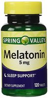 Spring Valley Melatonin 5mg Twin Pack (Two 120ct bottles)