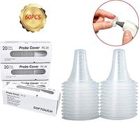 60PCS Ear Thermometer Probe Covers/Refill Caps/Lens Filters for All Braun ThermoScan Models and Other Types of Digital Thermometers Disposable Covers (60 PCS)
