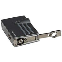 Lotus 52 Orion Double Flame Torch Lighter and Punch Cutter Black Matte & Light Gunmetal