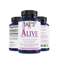TAL’S Alive Probiotics & Prebiotics Supplement | 90ct - 35 Billion CFU | DR Caps for Effective Absorption| Promotes Healthy Immune Digestive Health | Improve Your Gastrointestinal (GI) System