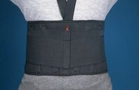 Abdominal, Lower Back Belt with Suspenders Large