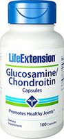Life Extension Glucosamine/Chondroitin Capsules, 100 Capsules (Pack of 2)