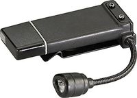 Streamlight 61125 ClipMate USB Rechargeable Clip-On Light with Black/White/Red LED - 70 Lumens