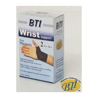 BTI Magnetic Wrist Support (1 Pair, Left & Right), Enhance Circulation, Reduce Swelling, Relieve Stiffness, Ease Pain