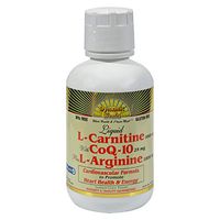 Dynamic Health L-carnitine ( 1000 mg) with Coq-10 (100 mg)  Plus L-arginine (1000 mg), 16-Ounce
