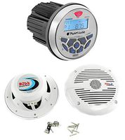 Planet Audio PGR35B 3.5" Gauge Marine MP3/Radio Receiver Bluetooth+2) Speakers