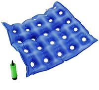MIAOKE Medical Air Inflatable Seat Cushion for Wheelchair Office Home, Ideal for Prolonged Sitting FDA Approved 17.7" X 17.7"- Blue