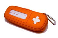 MyMediBag Hardcase Insulated - Single EPIPEN - Medication Bag for Allergy and Asthma - Highly Visible and Noticeable in The case of an Emergency