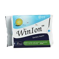 WinIon Anion Sanitary Napkins Day Pad (3 Packs x 8 Pads) by Winalite Love Moon