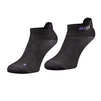 ZaTech no show compression socks (Black, X-Large)
