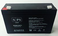 SPS Brand 6V 12Ah Replacement Battery for ONEAC ONe200DA-SB Double Replacement Battery Models UPS