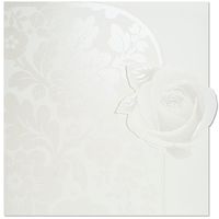 Creamy Rose Christening Invitations - Set of 20