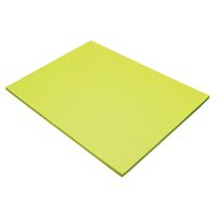Pacon Tru-Ray Construction Paper, 18-Inches by 24-Inches, 50-Count, Brilliant Lime (103427)