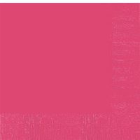 3 Ply Paper Beverage Napkins | 50ct (Bright Pink)